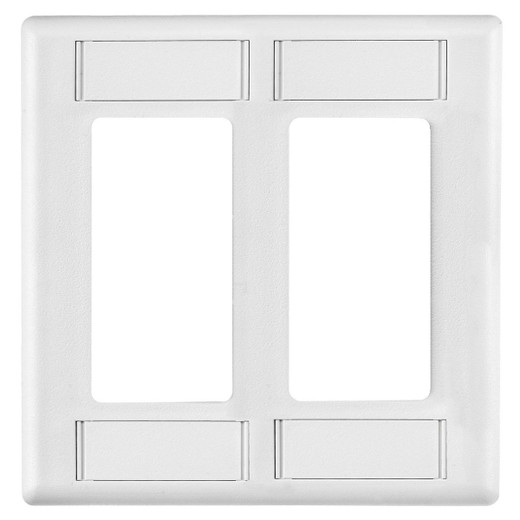 Hubbell IMFP2W 2-Gang Wallplate