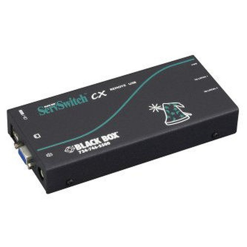 Black Box Remote Unit VGA USB w/Audio for KVM - KV04AU-REM