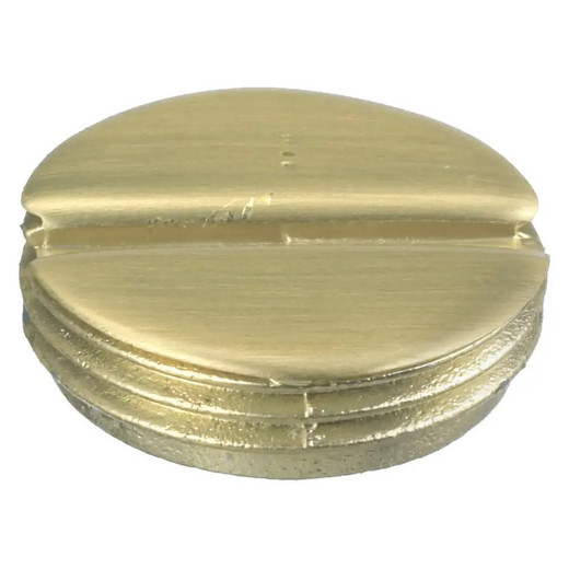 Hubbell SystemOne 3/4in Furniture Feed Plug - S1RPLUG075BRS
