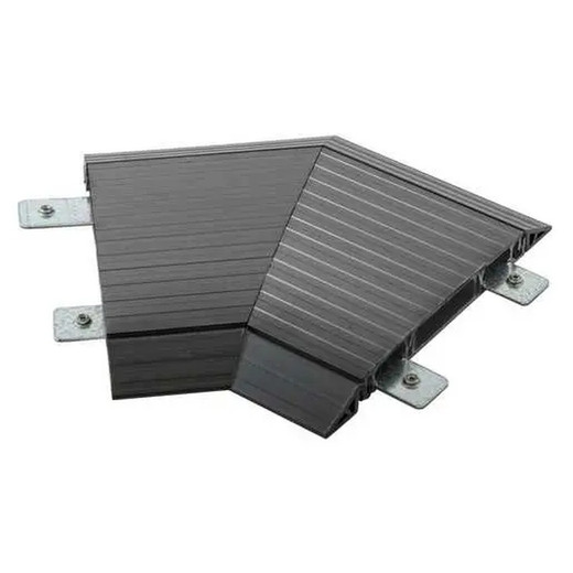 Hubbell HBLFMC45DG 45 Degree Track Section - Dark Gray