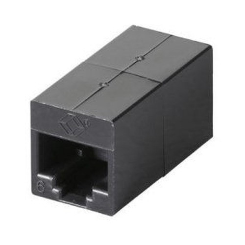 Black Box CAT6 Coupler - Unshielded Straight-pin Black - FM609