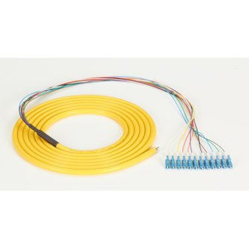 Black Box OS2 9-MICRON Single-mode Fiber - FOPT50S1-LC-12YL-3