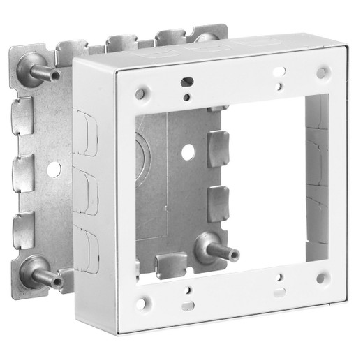 Hubbell HBL57472WA 2-Gang Shallow Box