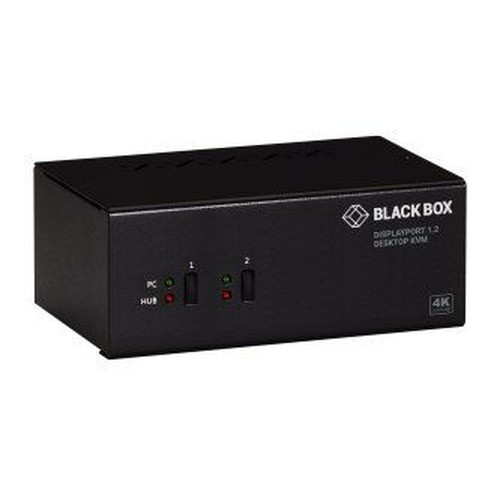Black Box KVM Switch - 2-PORT Dual-monitor - KV6222DP