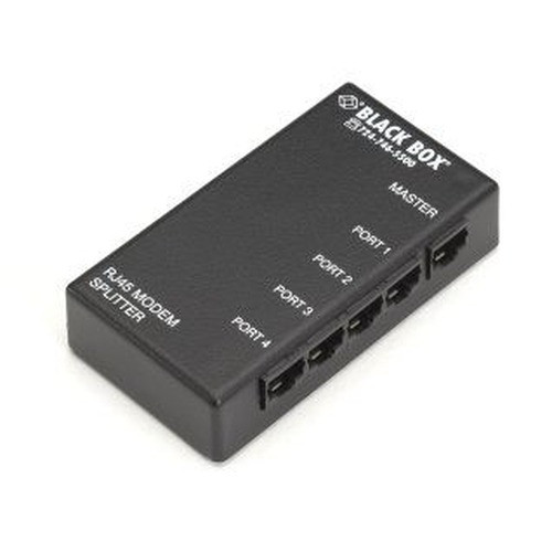 Black Box Standalone 4 Port RS232 RJ45 Passive Splitter - TL421A