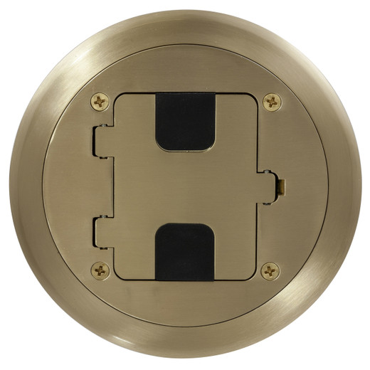 Hubbell Door Only for RF400 Non-Metallic Brass Plated - RF40
