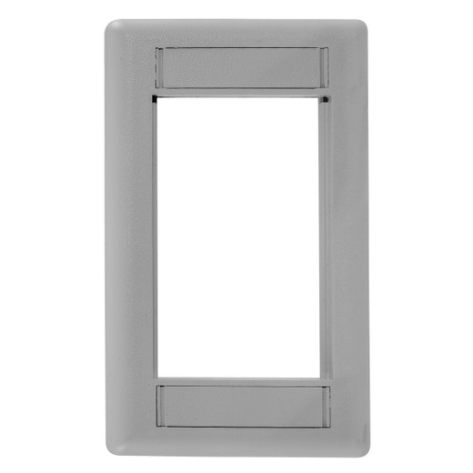 Hubbell iStation Modular Plate Frame Single Gang Gray - IMF1