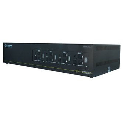 Black BOX Secure KVM Matrices Allow Four - SS8P-DVI-8X4-UCAC