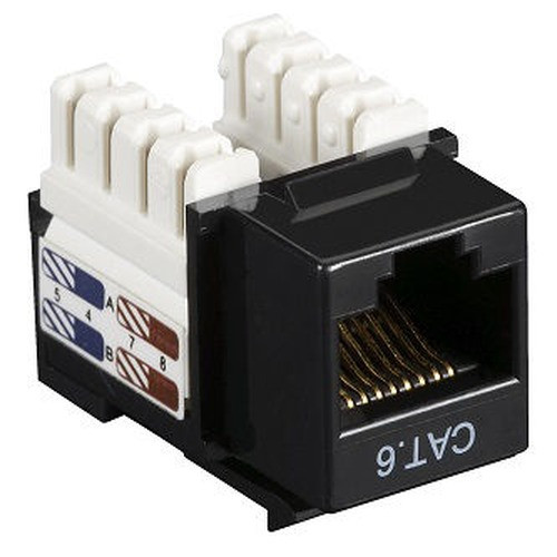Black Box Basic Jack That Meets OR Exceeds - CAT6J-BK-25PAK