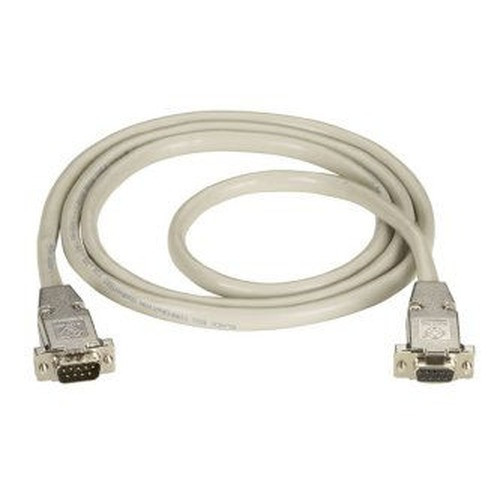 Black Box RS232 Shielded Cable - Metal Hood DB9 - EDN12H-0020-MF