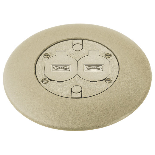 Hubbell Flush 3 Service Fitting Ivory - FRFIA