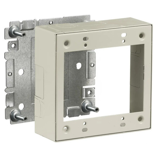 Hubbell HBL20482IV 2-G Dev Box - Rounded Corners