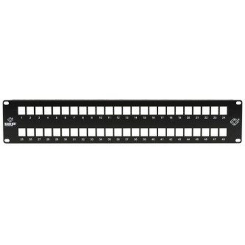 Black Box Multimedia Patch Panel - 2U 48-PORT - JPMT1048A