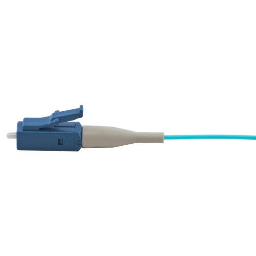 Hubbell FHPLCF3MM OM4 LC to LC Fiber Patch Cord – 9.8 ft (3 m) – Aqua