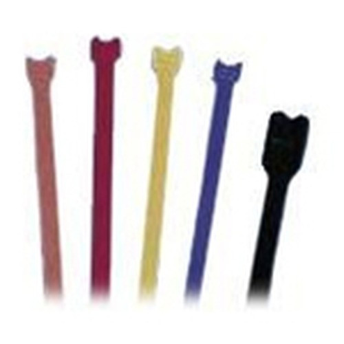 Cablemgt, Fastener,Velcro,8,BK,10PK - Install Quickly With CUT TO Length Straps