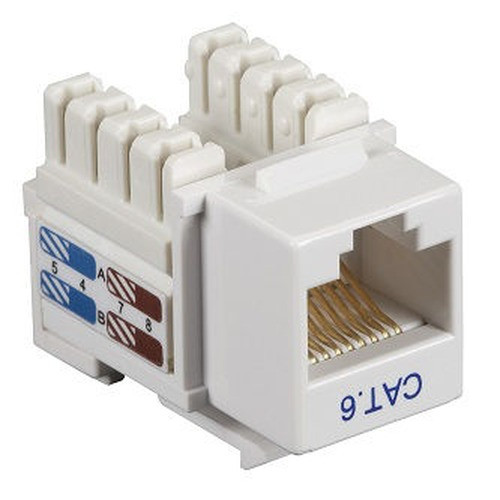 Black Box Basic Jack That Meets OR Exceeds - CAT6J-WH-25PAK