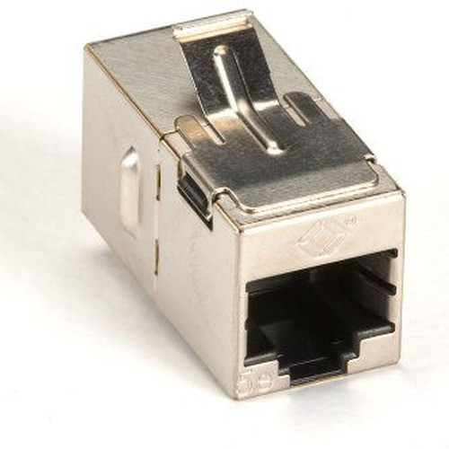 Black Box CAT5E Keystone Coupler - Shielded Straight-pin - FM593