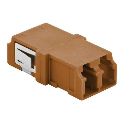 Hubbell FANLCDSC6OR LC Duplex Snap-Fit Connector 6-Pack