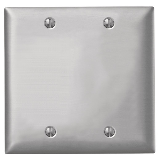 Hubbell SA23 Blank 2-Gang Plate