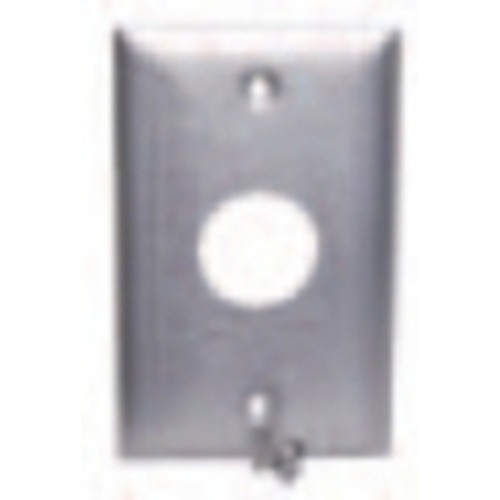 Hi-Impact Plate 1 Port 1 Gang Stainless Steel