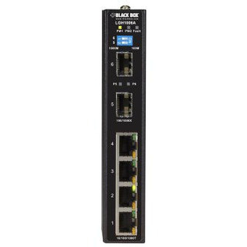Black Box Four 10/100/1000 MBPS RJ-45 Ports AND TWO - LGH1006A