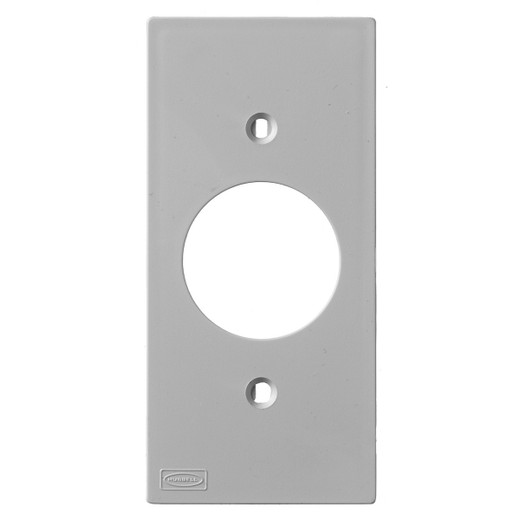 Hubbell KP7GY 1-Gang Faceplate