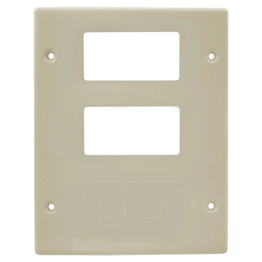 Hubbell HBL6747RRFIV 3 Gang Cover Plate - Ivory