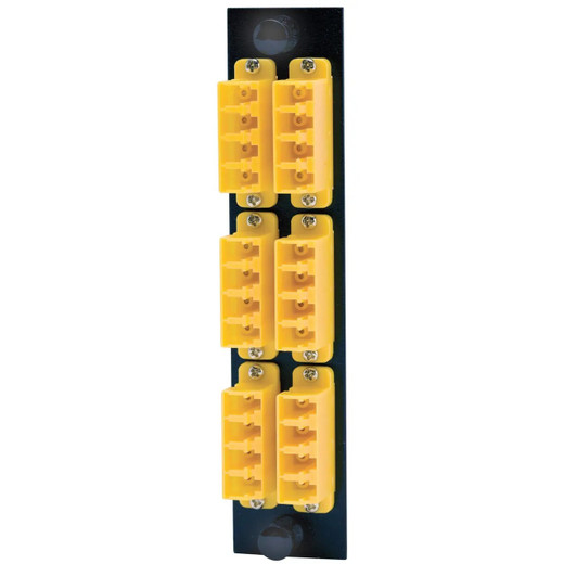 Hubbell FSPNLCQS6Y 24 LC Quad Panel