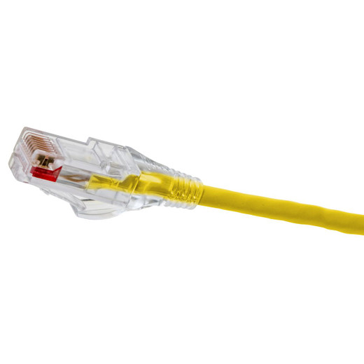 Hubbell HCL6Y07 Cat 6 Slim Yellow 7ft