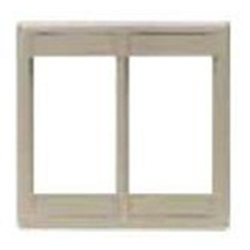 iStation Modular Plate Frame Double Gang Black