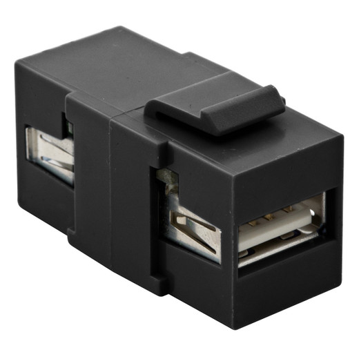 Hubbell iStation USB Connector A to A 3.0 Black - SFUSBAA3BK