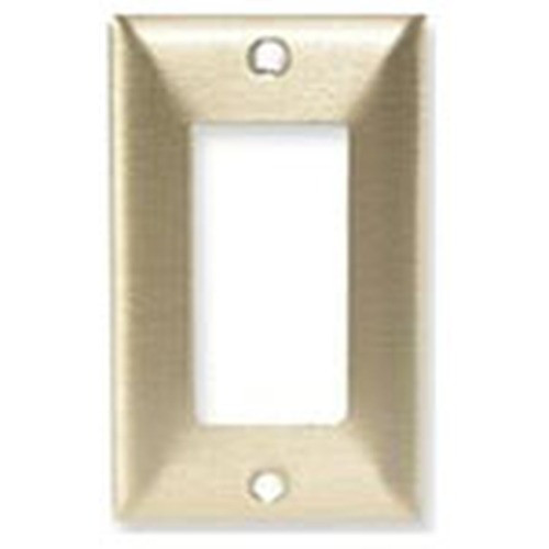 Decorator Cover Plate 1 Gang Brass
