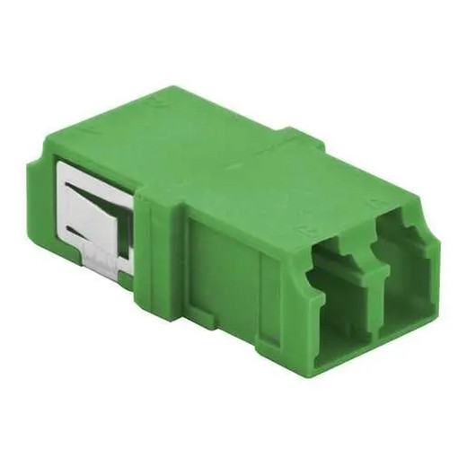 Hubbell FANLCDSC6GN LC Duplex Snap-Fit Connector 6-Pack