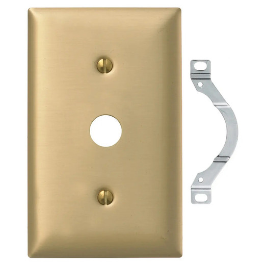 Hubbell SB12 Decorator Plate - Brass