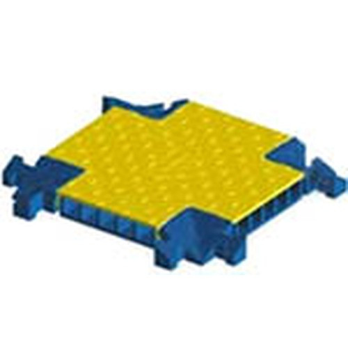 TREDTRAK, 5CH, X FITTING - MODULAR INTERLOCKING DESIGN FOR EASY INSTALLATION, BR