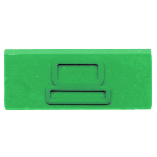 Hubbell NextSpeed Jack Icon Computer Icon Green (Pack of 100