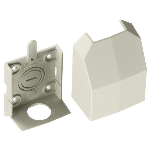 Hubbell WallTrak1 Series Conduit Adapter Office White - PW1C