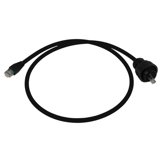 Hubbell HI6A05AA Cat6A Patch Cord – 5 ft – Black