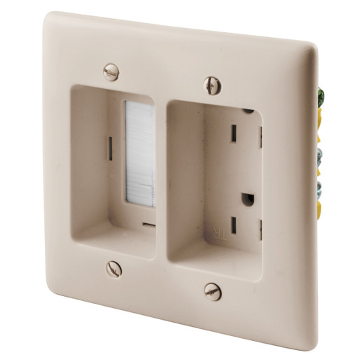Hubbell RR1512LA Tamper Resistant Receptacle - 15A 125V