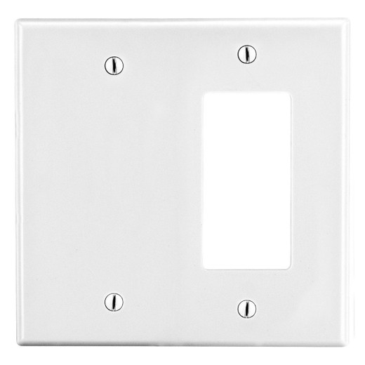 Hubbell PJ1326W 2-Gang Wallplate