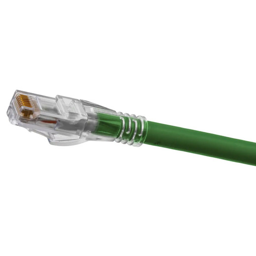 Hubbell HC6AGN05 Cat6A Patch Cord – 5 ft – Green