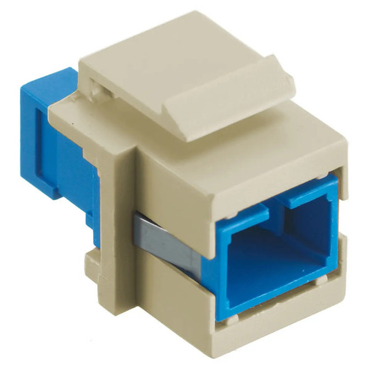 Hubbell SFFSCSBEI SC Simplex Connector - Electric Ivory