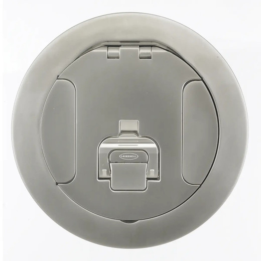 Hubbell CFBS1R6CVRNKL 6 Inch Round Cover - Nickel