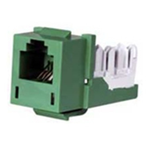 JACK, HXJ,6POS, USOC, GN, EXCLUSIVE 1-PUNCH TERMINATION REDUCES TERMINATION TIME