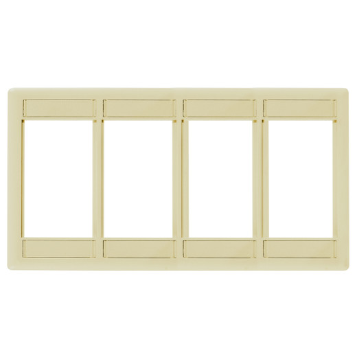Hubbell IMF4EI 4-Gang Electric Wallplate
