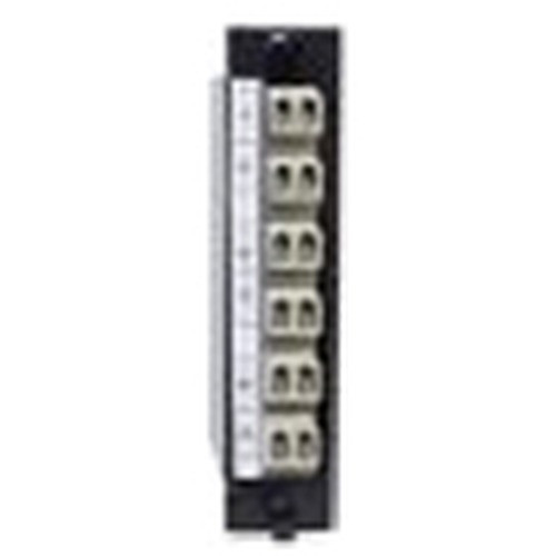 Hubbell Plug-n-Play Fiber Optic Cassette LC Duplex 50um 10GbE