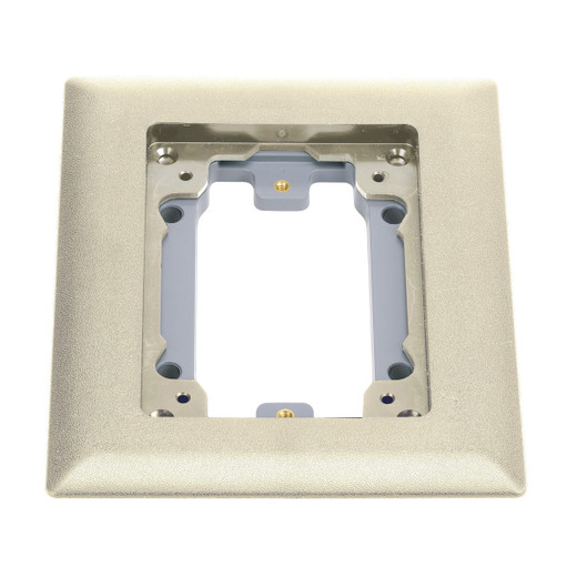 Hubbell 1-Gang Non-Metallic Carpet Flange Ivory - MFBRFI1