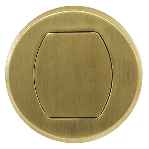 Hubbell KitchenCounter Trim Surface Mount Brass - RCT110BR