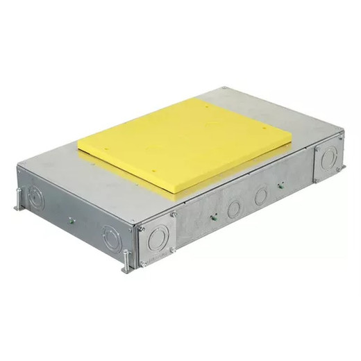 Hubbell CFB6G30E 6-Gang Concrete Floorbox