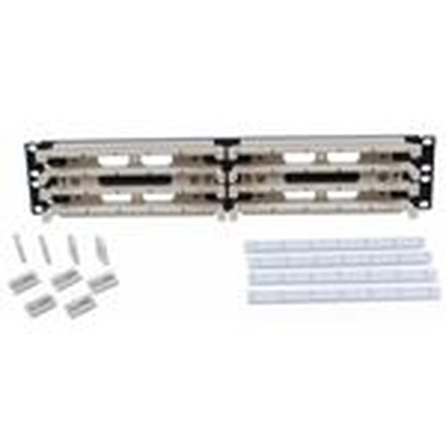 Hubbell 110 Rack Mount Kit Category 5e 200 Pair 5 Pair Blocks without Cable Management